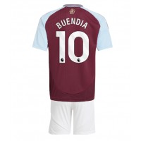 Aston Villa Emiliano Buendia #10 Heimtrikotsatz Kinder 2024-25 Kurzarm (+ Kurze Hosen)